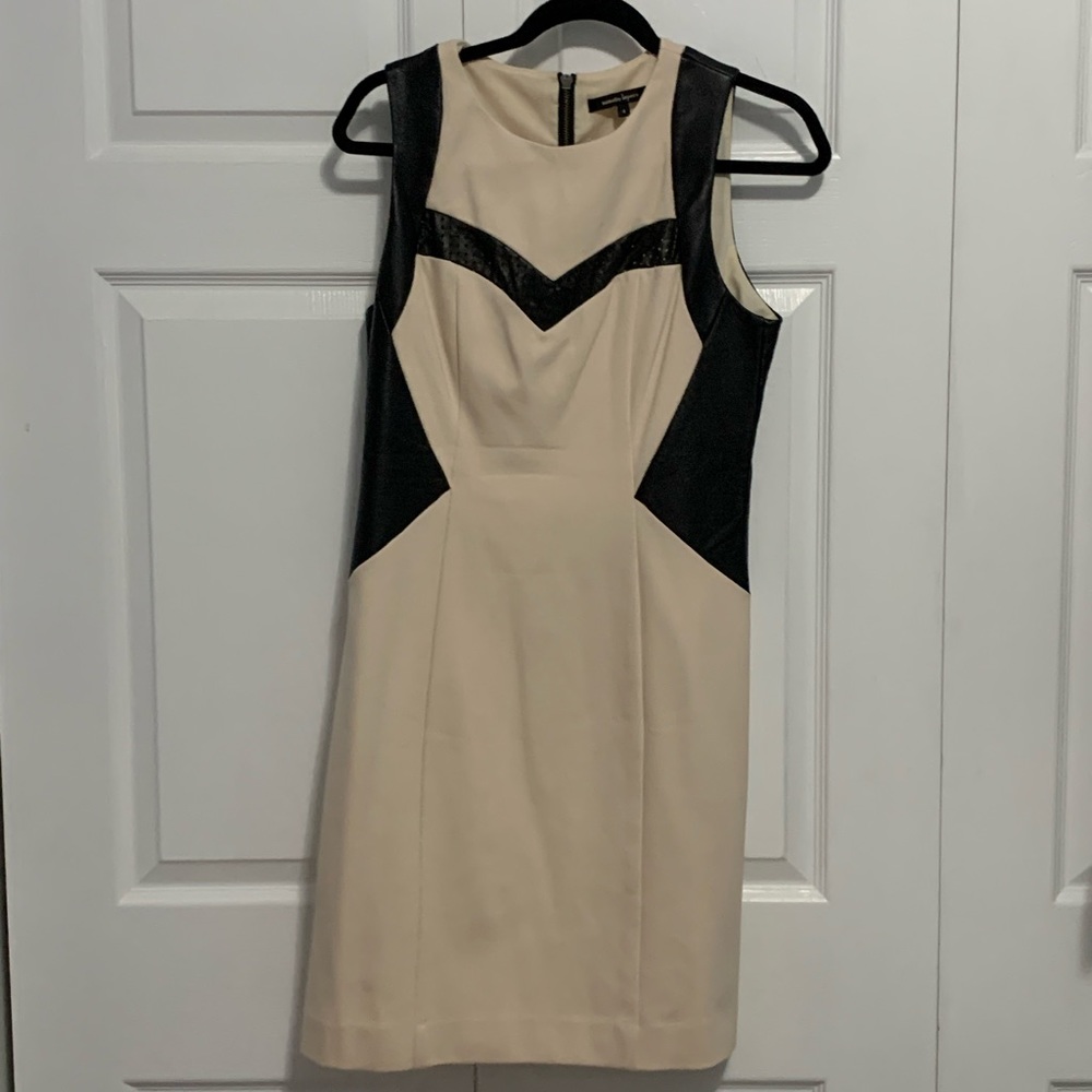 Nanette Lapore -Rio Grande Leather and Ponte Dress